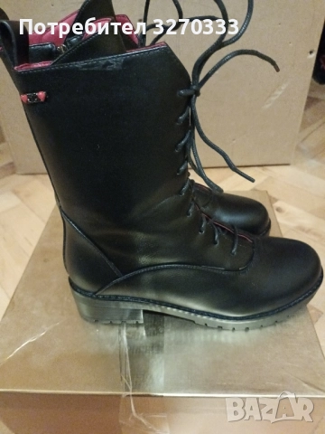 Дамски боти от естествена кожа , снимка 6 - Дамски боти - 52015011