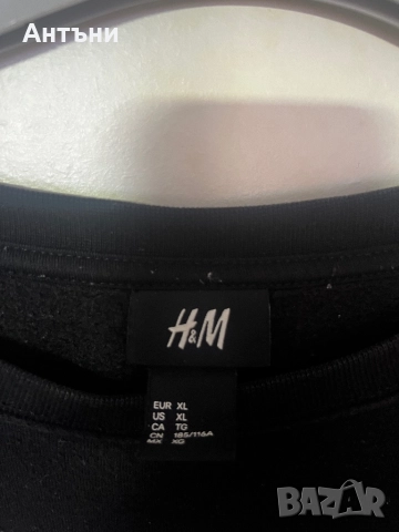 Блуза с дълъг ръкав в черно с кръгчета, снимка 3 - Блузи с дълъг ръкав и пуловери - 52870425