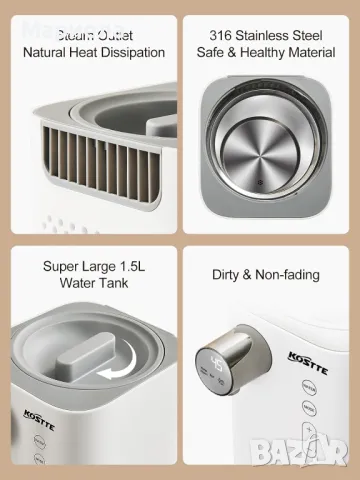 Уред за приготвяне на адаптирано мляко 1.5 литра / Уред за бебешка вода с поддържане на t°, снимка 11 - Други стоки за дома - 49255290