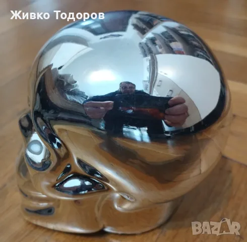 Кристален, светещ череп декорация за хелоуин, снимка 9 - Декорация за дома - 56138159