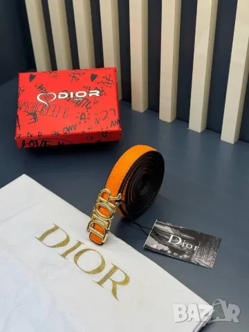 колани от естествена кожа в кутия 2см christian dior , снимка 4 - Колани - 50403513