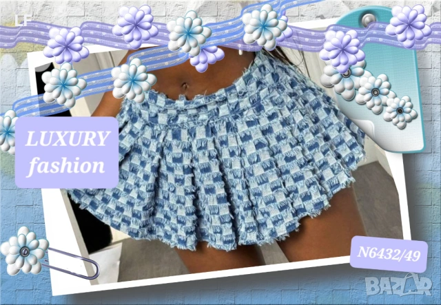 Дънкови поли, снимка 2 - Поли - 52575757