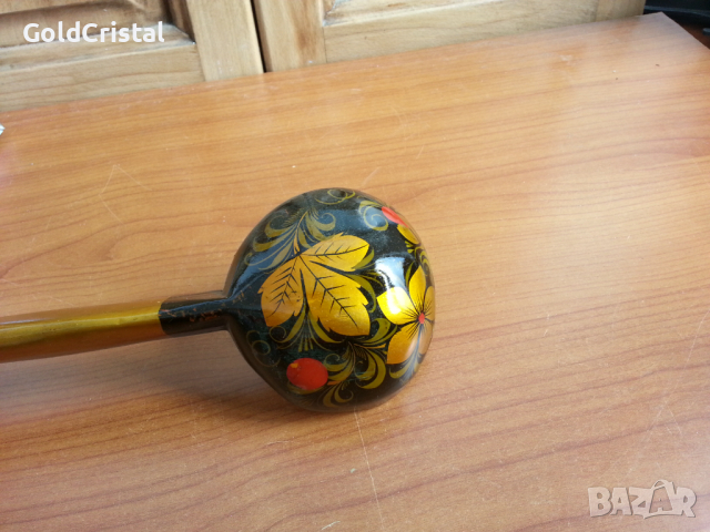 Руски дървен черпак лъжица, снимка 7 - Антикварни и старинни предмети - 36474127