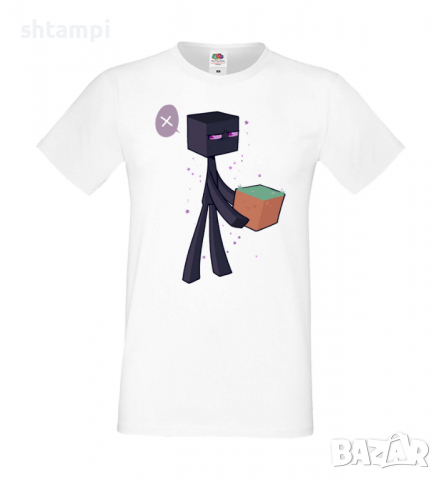 Мъжка тениска Enderman 3, майнкрафт Minecraft,Игра,Забавление,подарък,Изненада,Рожден Ден., снимка 18 - Тениски - 36494782