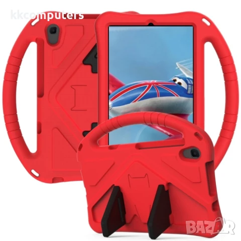 Lenovo Tab M8 4th Gen TB-300FU Foldable Thumb Kickstand EVA Удароустойчив Калъф и Протектор, снимка 7 - Калъфи, кейсове - 51127145