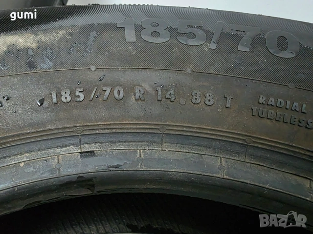 2бр летни гуми 185/70/14 CONTINENTAL L05089 , снимка 4 - Гуми и джанти - 53796336