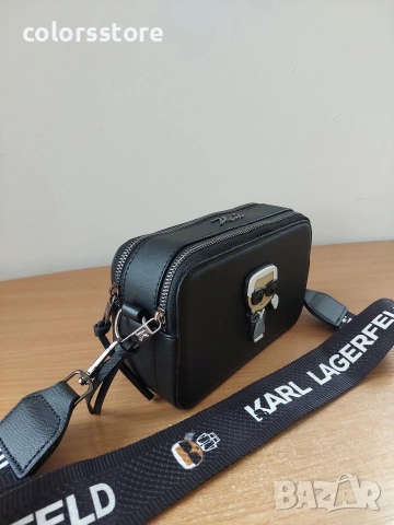 Луксозна Черна чанта Karl Lagerfeld код DS-23SDF