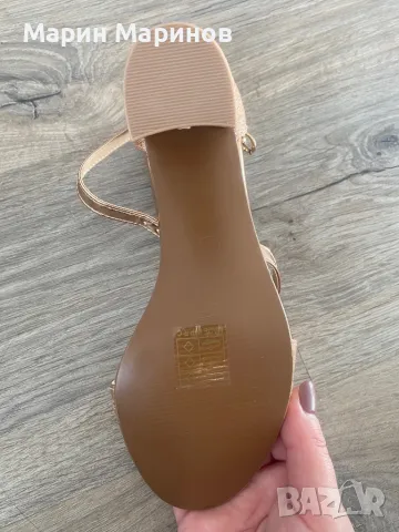 Дамски сандали на ток, снимка 3 - Сандали - 48626259