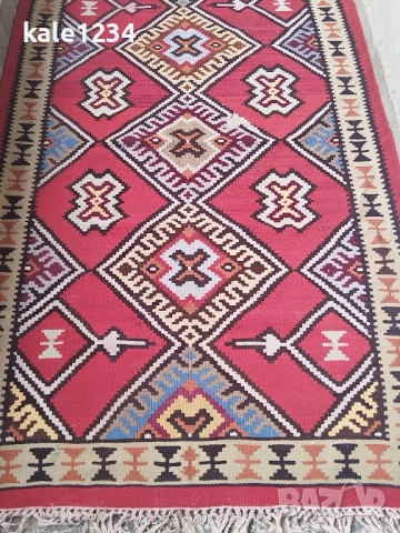 Чипровски килим. Пътека. Ръчно тъкан. Оригинал. Двулицев , снимка 2 - Декорация за дома - 51782282