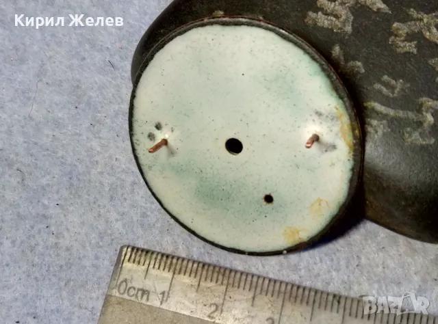 РЯДЪК ПОРЦЕЛАНОВ ЦИФЕРБЛАТ с 24-ЧАСОВ РЕЖИМ от РИМСКИ и АРАБСКИ ЦИФРИ от СТАР ДЖОБЕН ЧАСОВНИК 49640, снимка 4 - Джобни - 48633642