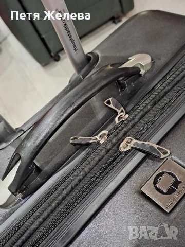 Куфар HAUPTSTADTKOFFER ( с телескопична дръжка, колела, шифър,уширител), снимка 15 - Куфари - 51039381