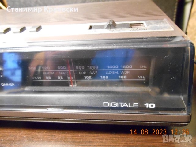 Telefunken Digitale 10 Radio clock alarm - vintage 81, снимка 3 - Други - 41983223