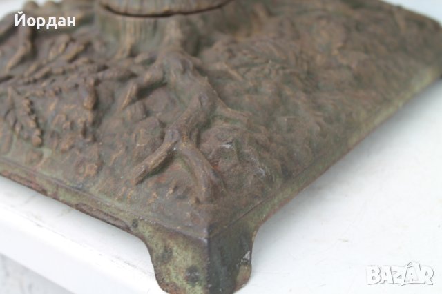 Чугунена стойка за елха 19-ти век, снимка 9 - Антикварни и старинни предмети - 41947299