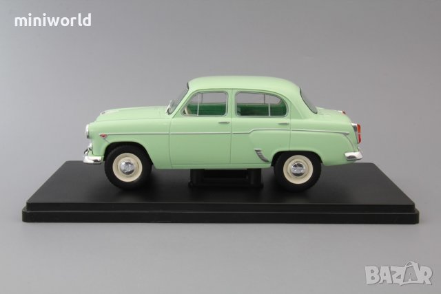 Москвич 403 1962 - мащаб 1:24 на Hachette моделът е нов в блистер, снимка 5 - Колекции - 39624169
