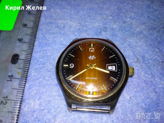 СТАР КРАСИВ РЯДЪК КОЛЕКЦИОНЕРСКИ ПОЗЛАТЕН НЕМСКИ МЕХАНИЧЕН ЧАСОВНИК ФУНКЦИОНИРАЩ 43931, снимка 8 - Антикварни и старинни предмети - 44771116