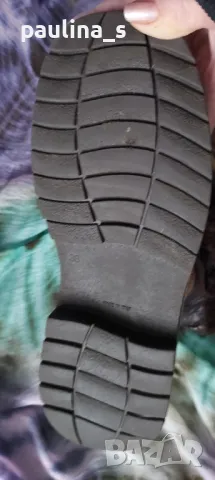 "Bama" shoes / Дамски боти тип кубинки от естествен набук и каракул за салона , снимка 6 - Дамски боти - 48174234