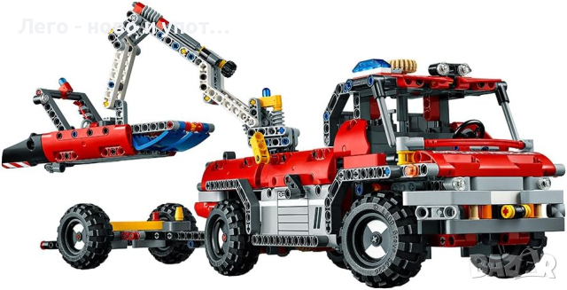 Употребявано LEGO® Technic Пожарен камион 42068, снимка 2 - Конструктори - 42675670