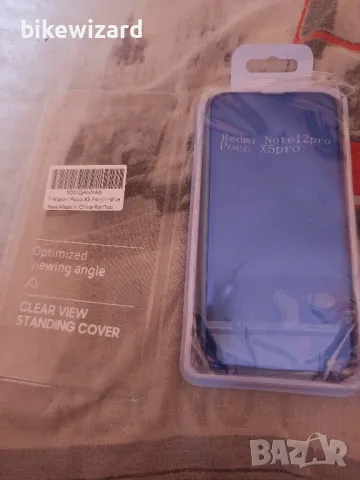 Калъф RanTuo за Xiaomi Poco X5 Pro, ултратънък полупрозрачен огледален смарт флип калъф НОВ, снимка 2 - Калъфи, кейсове - 48794901