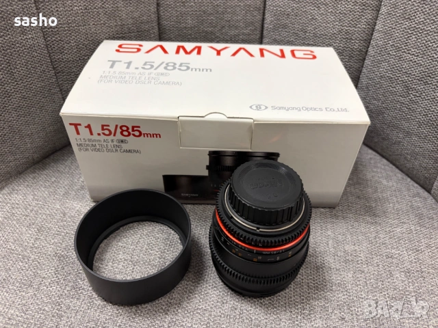 Обектив Samyang 85mm T1.5 VDSLR (Nikon F) – Отличен за портрети