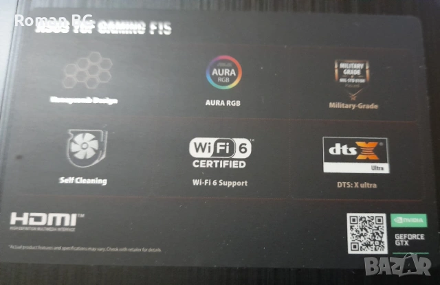 ASUS TUF Gaming FX506L Нов Перфектен В опаковка, снимка 8 - Лаптопи за игри - 53027216