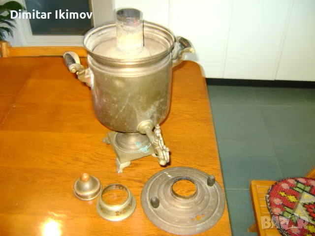 Руски самовар, снимка 3 - Антикварни и старинни предмети - 49361857