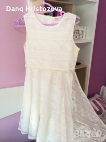 Красива Бяла рокля-10лв, снимка 1