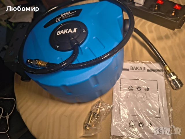 Макара за маркуч за сгъстен въздух с 10 м маркуч, 1/4" присъединяване, за стенен монтаж, снимка 5 - Други инструменти - 50806140