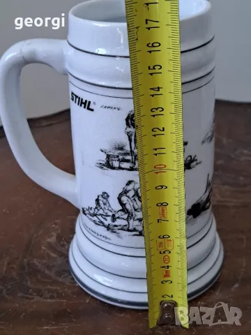 ретро колекционерска порцеланова халба Stihl, снимка 7 - Сервизи - 49095855