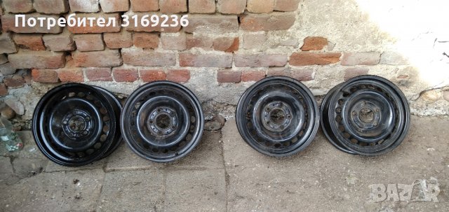 Стоманени джанти BMW 15цола 6J 5x120 ET42 72,5mm, снимка 1 - Гуми и джанти - 34044364