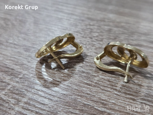 Златни обеци , снимка 4 - Обеци - 52842491