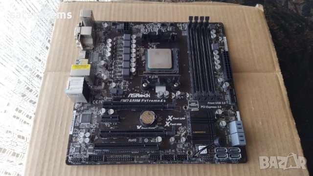 Дънна платка ASRock FM2A88M Extreme 4+ Socket FM2+, снимка 3 - Дънни платки - 51952595