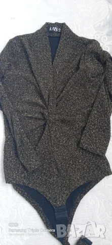 Боди с блестящи частици , снимка 5 - Блузи с дълъг ръкав и пуловери - 50771506
