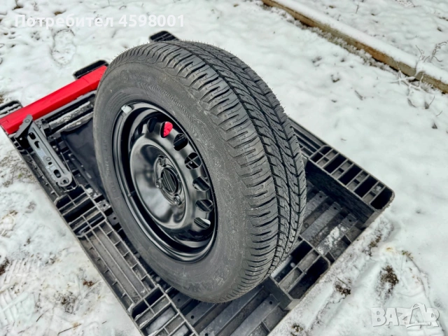 ЧИСТО НОВА Резервна гума+джанта 14цола 4x100+Авариен комплект за Opel,Chevrolet, снимка 8 - Гуми и джанти - 53139245