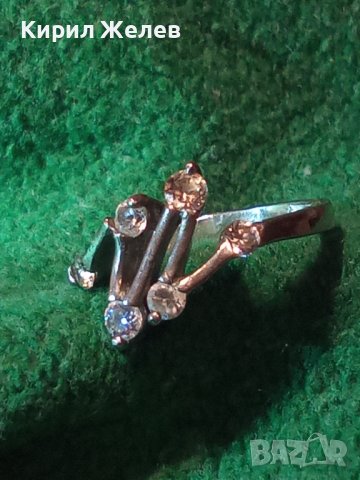 СРЕБЪРЕН МОДЕН СКЪПОЦЕНЕН ПРЪСТЕН РОДИРАНО СРЕБРО 925 с ИНКРУСТИРАНИ ЦИРКОНИ АРТ БУТИК ДИЗАЙН 25197, снимка 16 - Пръстени - 34655194