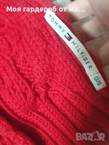 Шал Tommy Hilfiger плетиво , снимка 7 - Шалове - 56329751