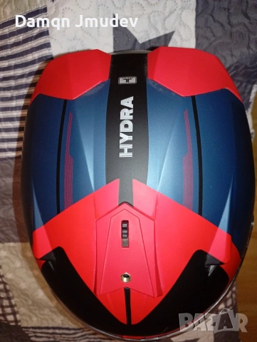 Мото каска Axxis Wolf DS Hydra 59-60, снимка 5 - Спортна екипировка - 53685384