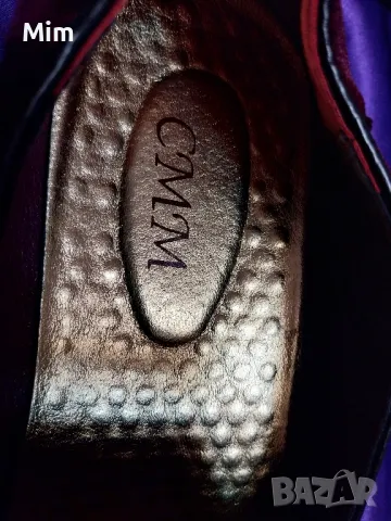 44 Мъжки кадифени обувки/ мокасина/със златист рог, снимка 7 - Мокасини - 48463739