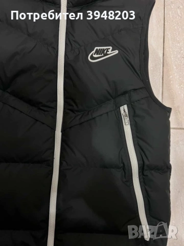 Оригинален черен Nike Storm-Fit Елек, снимка 2 - Спортни дрехи, екипи - 53803869