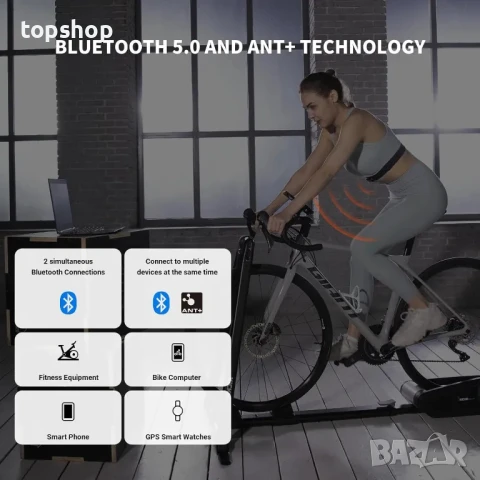 НОВ, ТЕСТВАН COOSPO пулсомер за гърди с акумулаторна батерия  H9Z, HRM Bluetooth 5.0 ANT+, снимка 2 - Други - 50556750