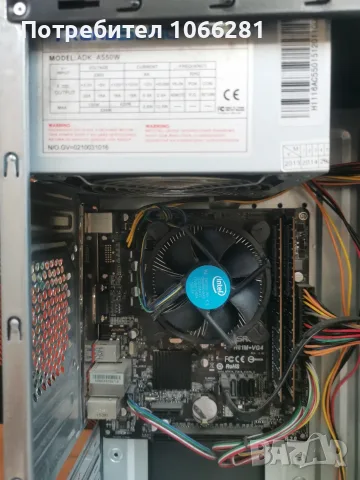 Продавам употребяван компютър s.1150 ,i3-4360,8gb,500gb hdd, 60 € По договаряне, снимка 3 - Работни компютри - 55887382