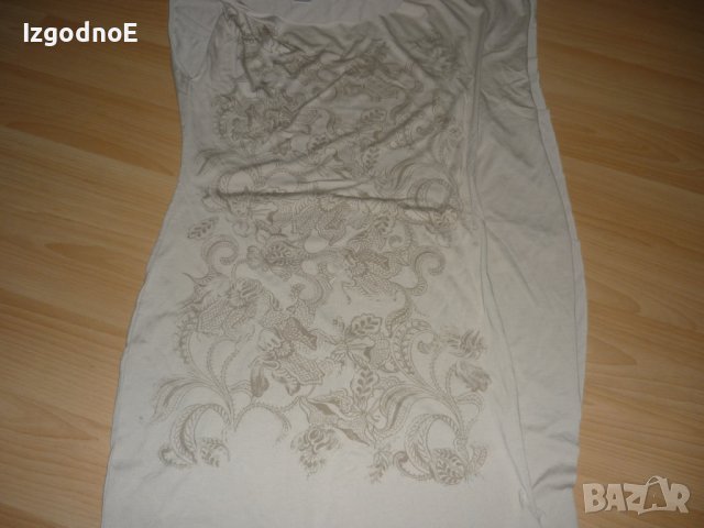 С-М Интересна туника с прилеп ръкав, снимка 1