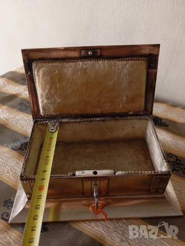 Стара кутия за бижута арт нуво wmf, снимка 5 - Антикварни и старинни предмети - 50895463