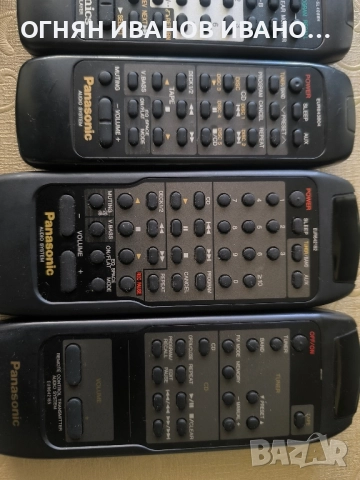 Technics/Panasonic/JVC/Teac/Pioneer/Yamaha оригинални дистанционни , снимка 4 - Ресийвъри, усилватели, смесителни пултове - 52520575