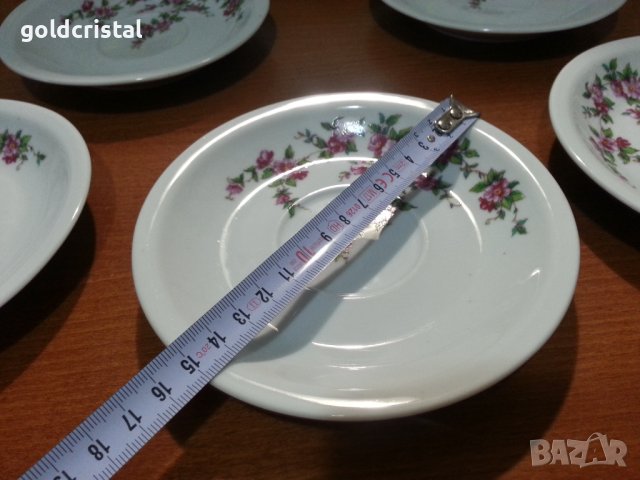 Стар български порцелан чинийки, снимка 3 - Антикварни и старинни предмети - 44466129