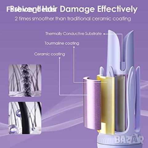 Нова Автоматична маша за къдрене на коса/Жени Прическа Ролки, снимка 7 - Маши за коса - 41479887