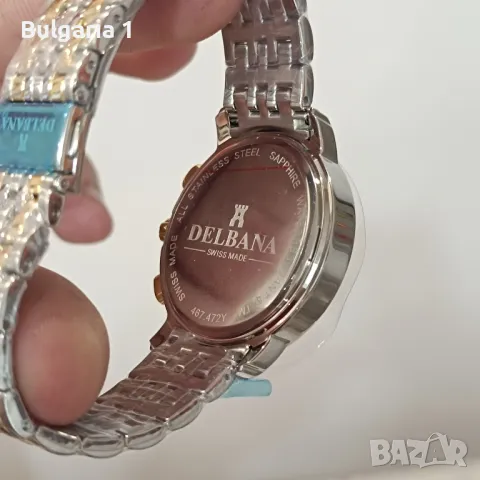Швейцарски мъжки ръчен часовник Delbana , снимка 5 - Мъжки - 49763010