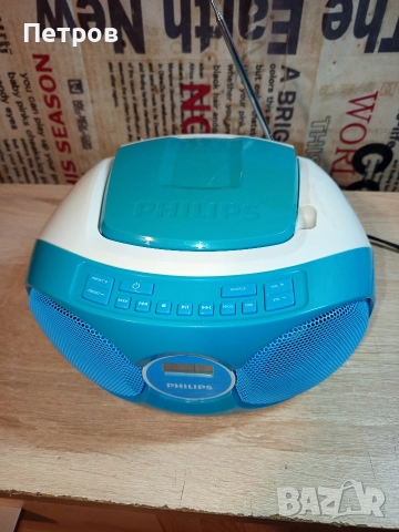 Микро Аудио Система"Philps"AZ215N/12, снимка 2 - Радиокасетофони, транзистори - 52671552