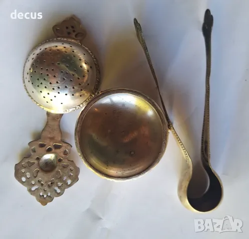 Античен комплект старинни метални предмети, снимка 12 - Антикварни и старинни предмети - 55780557