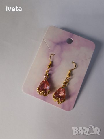 Ръчно изработени обеци, снимка 6 - Обеци - 41615443