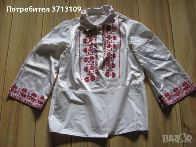 Винтидж риза за носия, ръчна бродерия, фолк арт